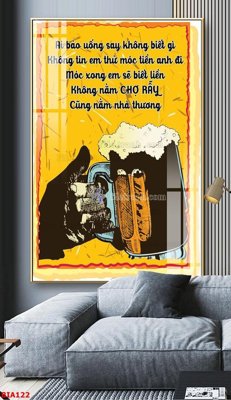 Tải file tranh Tranh quán bia nhậu BIA122 (ảnh gốc) ngay