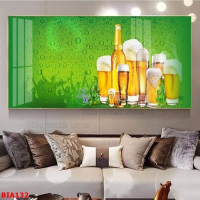 File in trần Tranh quán bia nhậu BIA132 (bản gốc) phong cảnh