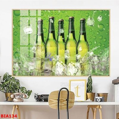 File tranh Tranh quán bia nhậu BIA134 (ảnh gốc) sắc nét hoàn hảo