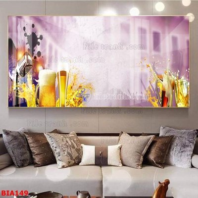 File gốc Tranh quán bia nhậu BIA149 (PNG) chất lượng cao