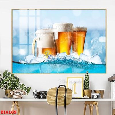 File tranh Tranh quán bia nhậu BIA169 (file gốc) chủ đề phong thủy