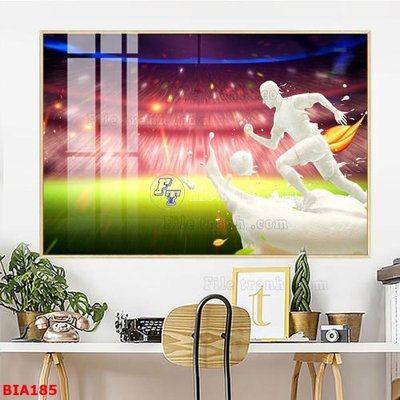 File in lụa Tranh quán bia nhậu BIA185 (tân cổ điển) Tranh quán bia nhậu BIA185