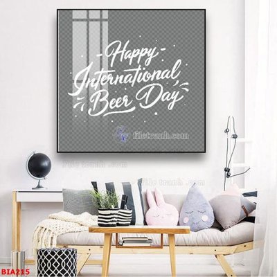 Download file Tranh quán bia nhậu BIA215 (gốc) cho xưởng in