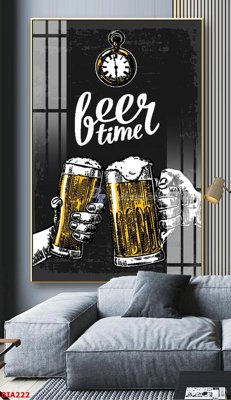 Tải file Tranh quán bia nhậu BIA222 (gốc) làm tranh trang trí