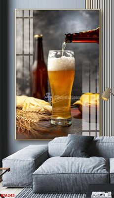 File gốc Tranh quán bia nhậu BIA243 (phong cách) châu Âu