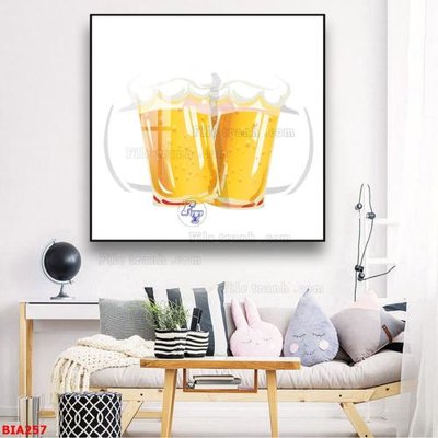 File gốc Tranh quán bia nhậu BIA257 (in ấn) không giới hạn