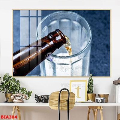 File gốc Tranh quán bia nhậu BIA304 (PNG) không nền chất lượng