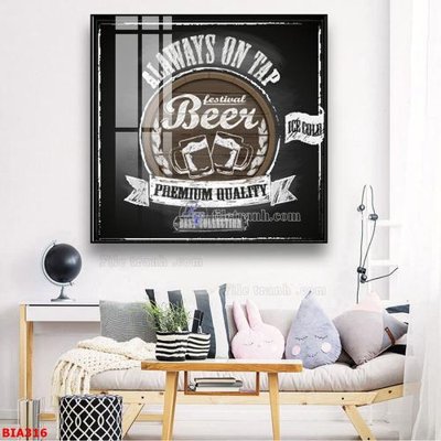 Tải file gốc Tranh quán bia nhậu BIA316 (bản PSD) đầy đủ layer