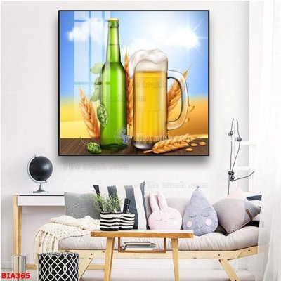 File gốc Tranh quán bia nhậu BIA365 (PNG) không nền chất lượng