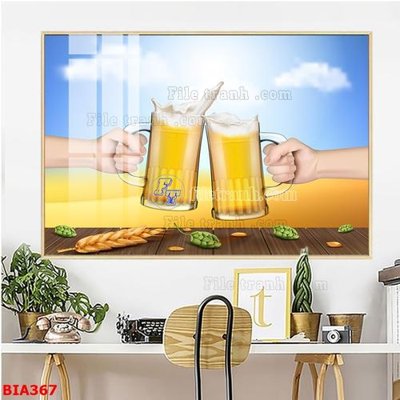 Tải file Tranh quán bia nhậu BIA367 (gốc) in ấn ngay lập tức