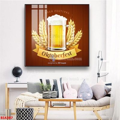 File tranh gốc Tranh quán bia nhậu BIA387 (bản đẹp) độc quyền