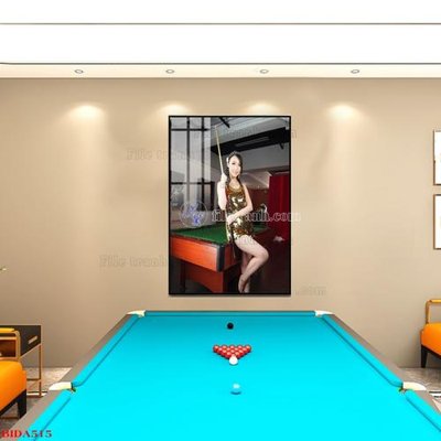 Tải file File tranh quán bida bi-a BILLARD BIDA515 (gốc) in trên mọi chất liệu