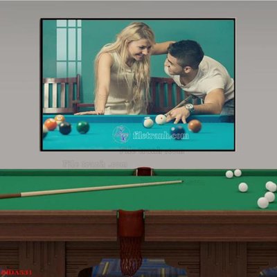 File in ấn File tranh quán bida bi-a BILLARD BIDA531 (bản gốc) từ file gốc
