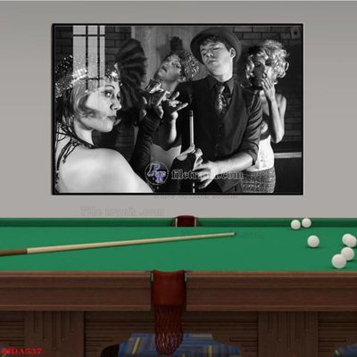 File in trần File tranh quán bida bi-a BILLARD BIDA537 (bản gốc) trời sao