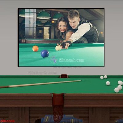 Hình ảnh file gốc in trần nhà File tranh quán bida bi-a BILLARD BIDA539