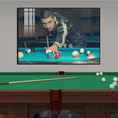 Download file gốc File tranh quán bida bi-a BILLARD BIDA552 (in lụa) tranh 3D
