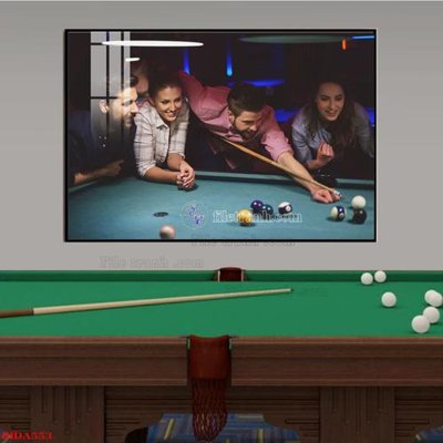 Tải file File tranh quán bida bi-a BILLARD BIDA553 (PSD) cho in ấn quảng cáo