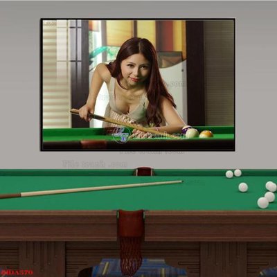 File tranh ảnh gốc File tranh quán bida bi-a BILLARD BIDA570 dùng cho in khổ lớn