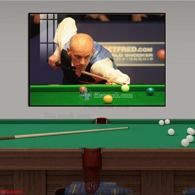 File PSD File tranh quán bida bi-a BILLARD BIDA602 (gốc) cho designer
