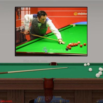 File gốc File tranh quán bida bi-a BILLARD BIDA605 (thiết kế) cho in ấn