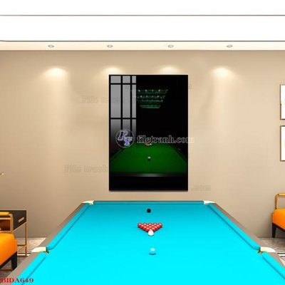 Cung cấp file tranh gốc File tranh quán bida bi-a BILLARD BIDA649 độc quyền