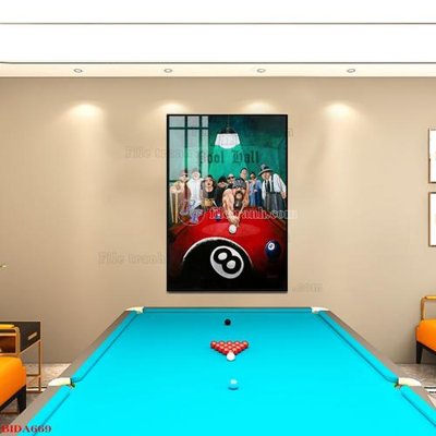 File tranh quảng cáo File tranh quán bida bi-a BILLARD BIDA669 (file gốc) chuyên nghiệp