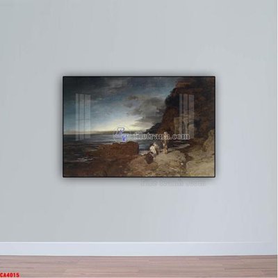 File tranh Tranh sơn dầu phong cảnh châu âu CA4015 (gốc) chủ đề trừu tượng