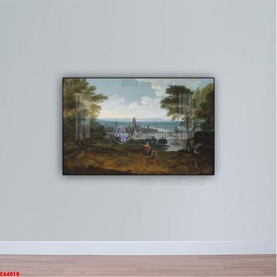 Chi tiết file tranh tráng gương Tranh sơn dầu phong cảnh châu âu CA4019 (ảnh gốc)