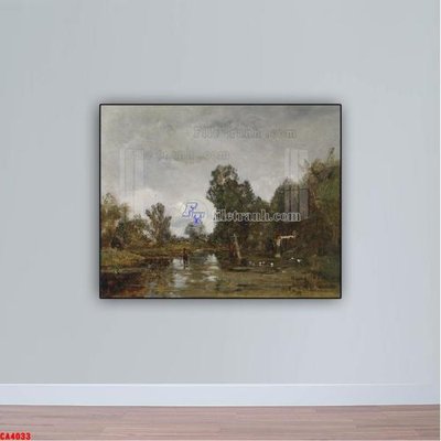 Tải file Tranh sơn dầu phong cảnh châu âu CA4033 (gốc) chủ đề tâm linh