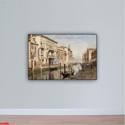 File tranh gốc Tranh sơn dầu phong cảnh châu âu CA4066 (bản quyền) Filetranh.com