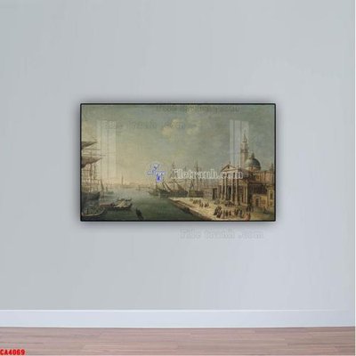 File gốc Tranh sơn dầu phong cảnh châu âu CA4069 (ảnh rõ nét) để in