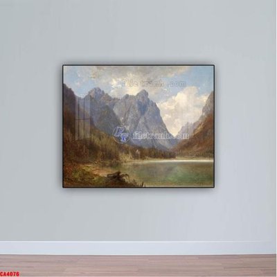 File in ấn chuyên nghiệp Tranh sơn dầu phong cảnh châu âu CA4076 (file gốc)