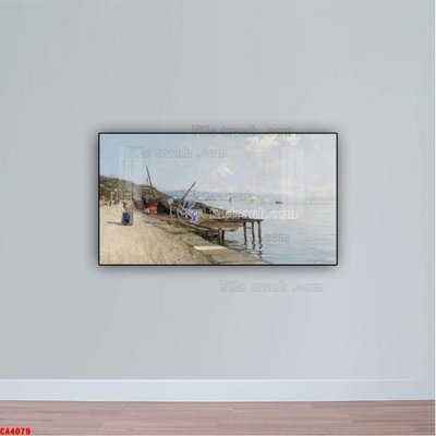 File ảnh Tranh sơn dầu phong cảnh châu âu CA4079 (gốc) cho trang trí nội thất