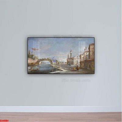 Tải file Tranh sơn dầu phong cảnh châu âu CA4084 (ảnh gốc) 300dpi Tranh sơn dầu phong cảnh châu âu CA4084