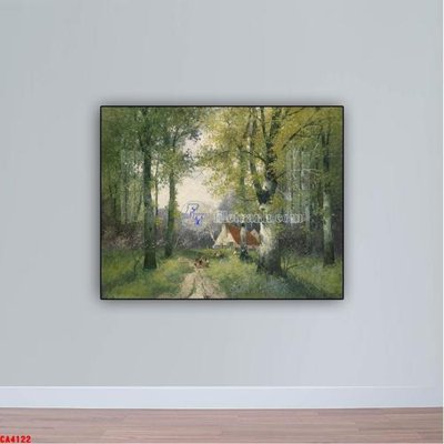 File in trần Tranh sơn dầu phong cảnh châu âu CA4122 (bản gốc) phong cảnh