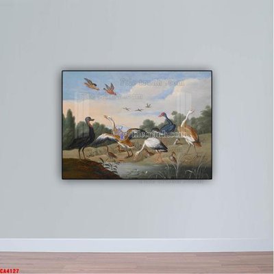 File gốc Tranh sơn dầu phong cảnh châu âu CA4127 (AI/EPS) cho in ấn