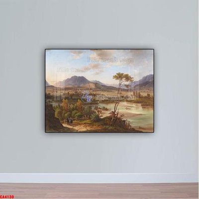 File tranh Tranh sơn dầu phong cảnh châu âu CA4130 (gốc) chủ đề động vật