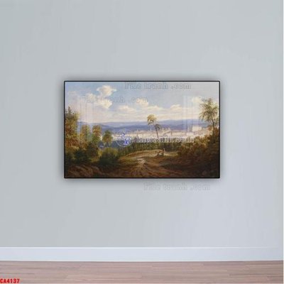 File gốc Tranh sơn dầu phong cảnh châu âu CA4137 (in ấn) màu sắc trung thực