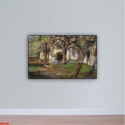 Tải file tranh gốc Tranh sơn dầu phong cảnh châu âu CA4145 chất lượng cao