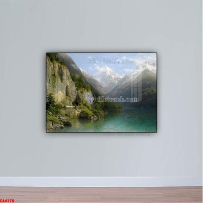 File in trần Tranh sơn dầu phong cảnh châu âu CA4175 (file gốc) chủ đề vũ trụ