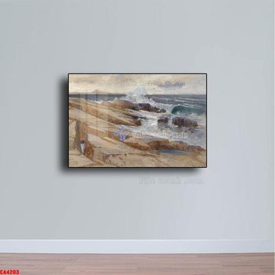 File gốc in ấn Tranh sơn dầu phong cảnh châu âu CA4203 chất lượng vượt trội