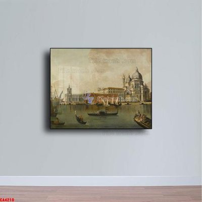 File tranh Tranh sơn dầu phong cảnh châu âu CA4210 (bản gốc) treo tường