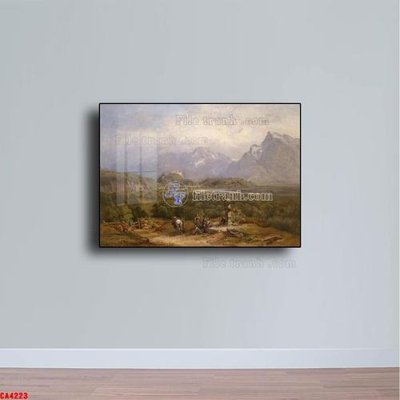 Download file Tranh sơn dầu phong cảnh châu âu CA4223 (chất lượng in ấn)