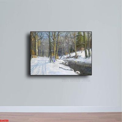 Tải file Tranh sơn dầu phong cảnh châu âu CA4235 (gốc) in ấn chất lượng