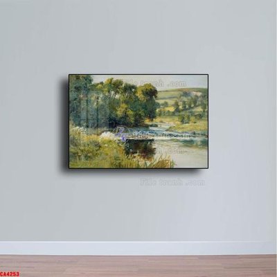 File tranh Tranh sơn dầu phong cảnh châu âu CA4253 (gốc) chủ đề động vật