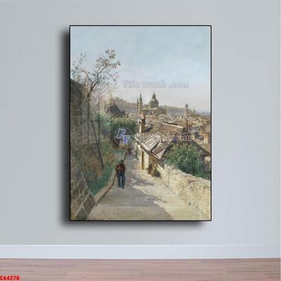 Mua file ảnh gốc Tranh sơn dầu phong cảnh châu âu CA4276 (chất lượng cao)