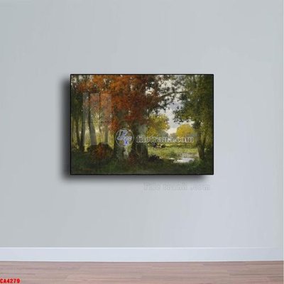 Tải file gốc Tranh sơn dầu phong cảnh châu âu CA4279 dùng cho in ấn