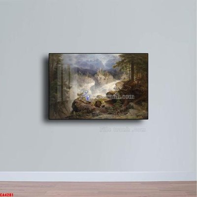 Tải file gốc Tranh sơn dầu phong cảnh châu âu CA4281 (bản PSD) còn layer