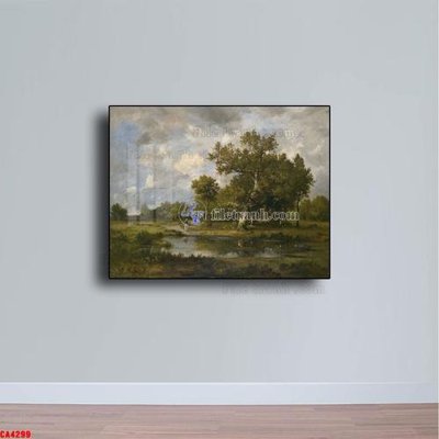 File gốc Tranh sơn dầu phong cảnh châu âu CA4299 (trang trí) phòng trẻ em