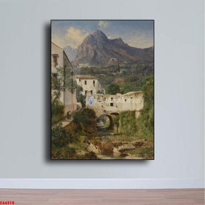 Mua file gốc Tranh sơn dầu phong cảnh châu âu CA4310 (in ấn) tại Filetranh.com